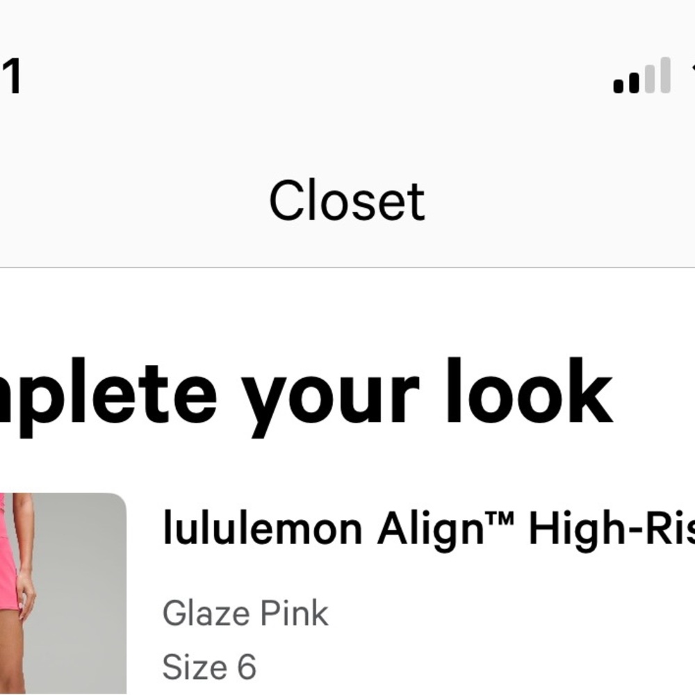 Lululemon Align High Rise skirt size 6 - Picture 2 of 5